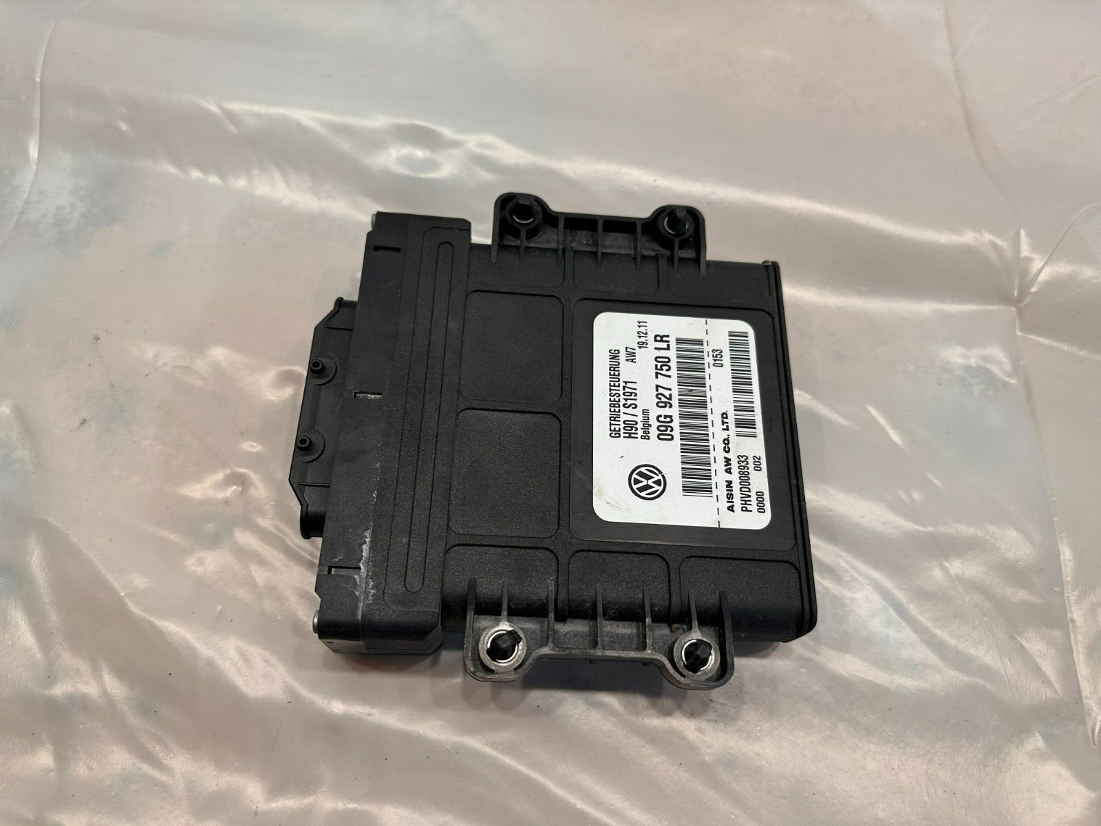 2012 VOLKSWAGEN TIGUAN TRANSMISSION CONTROL MODULE TCM 09G-927-750LR OEM