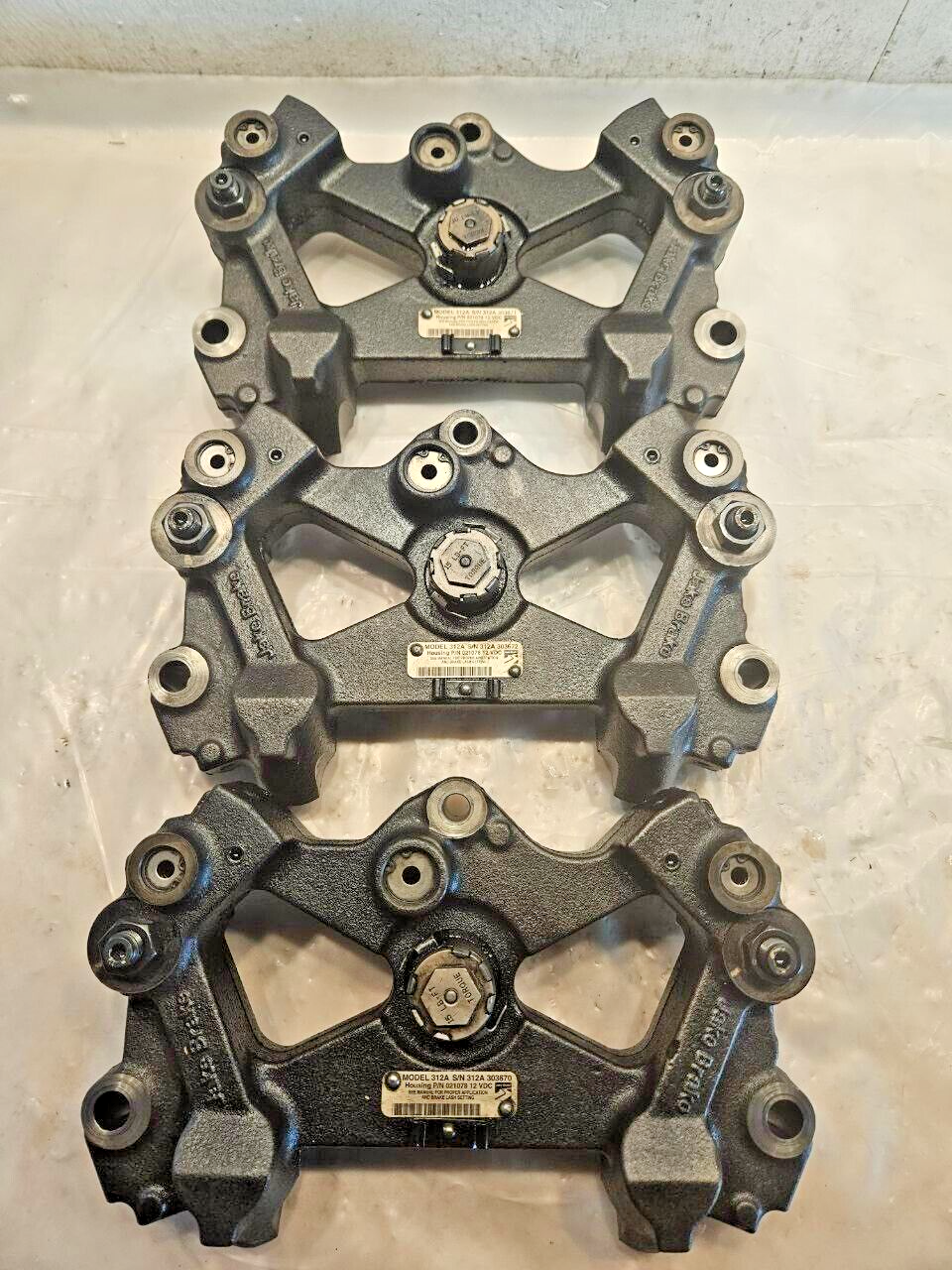 Complete set of Caterpillar CAT C12 Diesel Engine Jake Brake 312A 021078 12 VDC