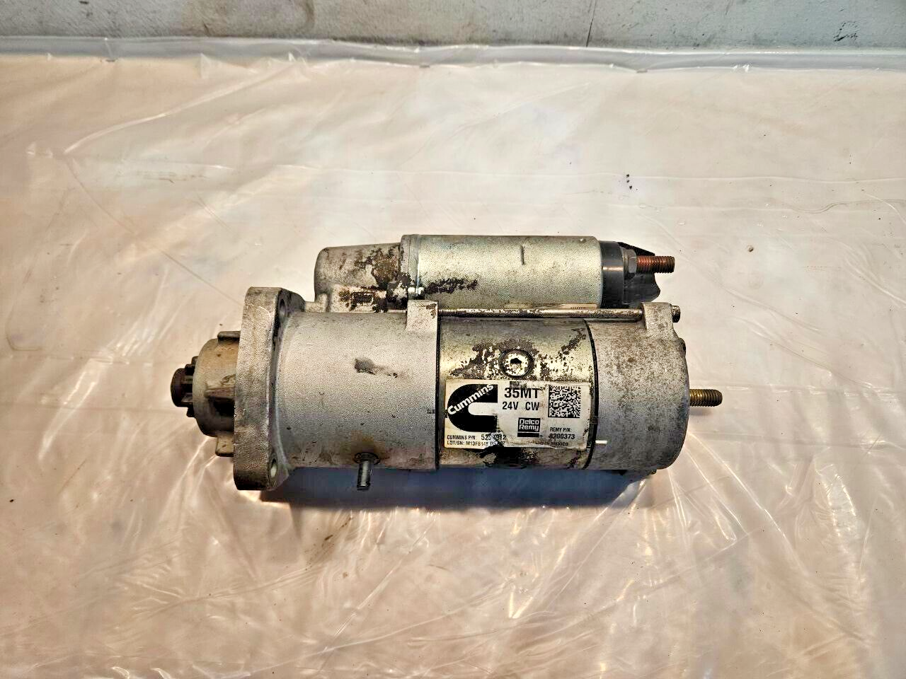 Cummins ISB QSB 6.7 Diesel Engine Starter Delco Remy 35MT 24V OEM 5267912