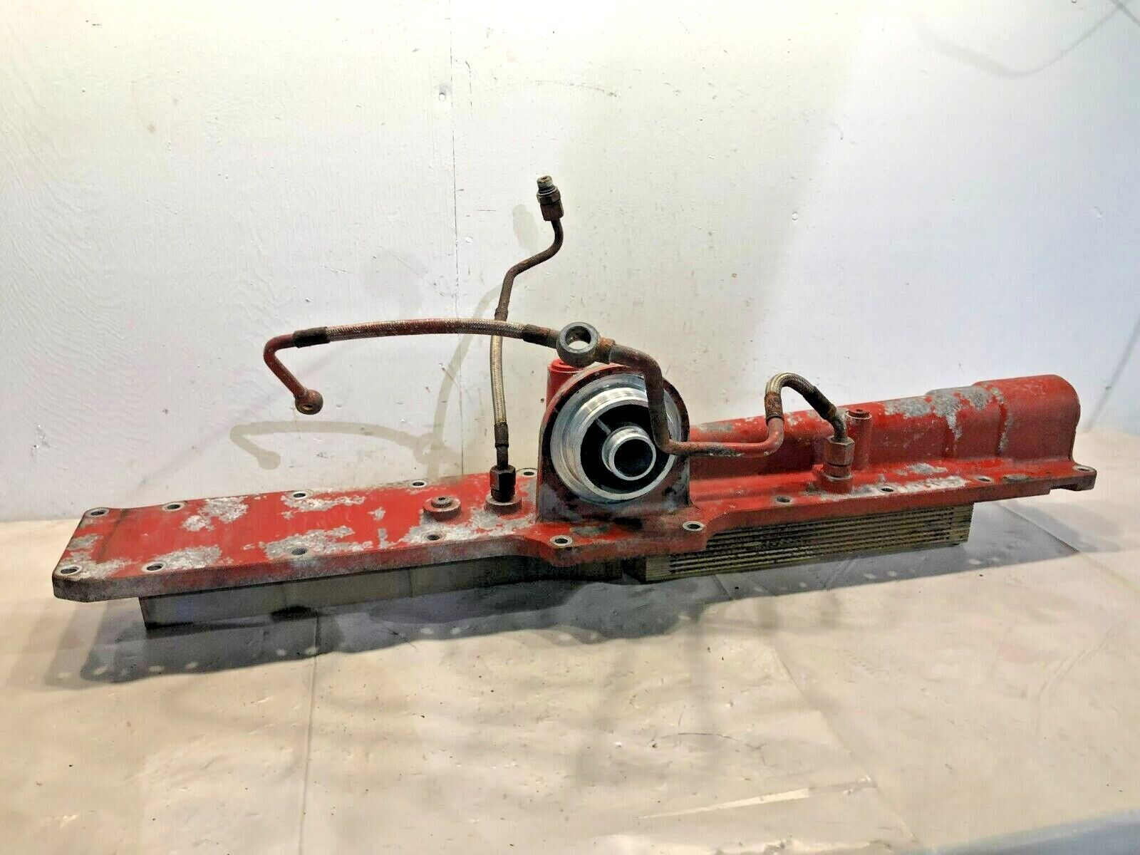 Cummins ISX15 Diesel Engine Oil Cooler 4965487 with Housing 4965895 OEM