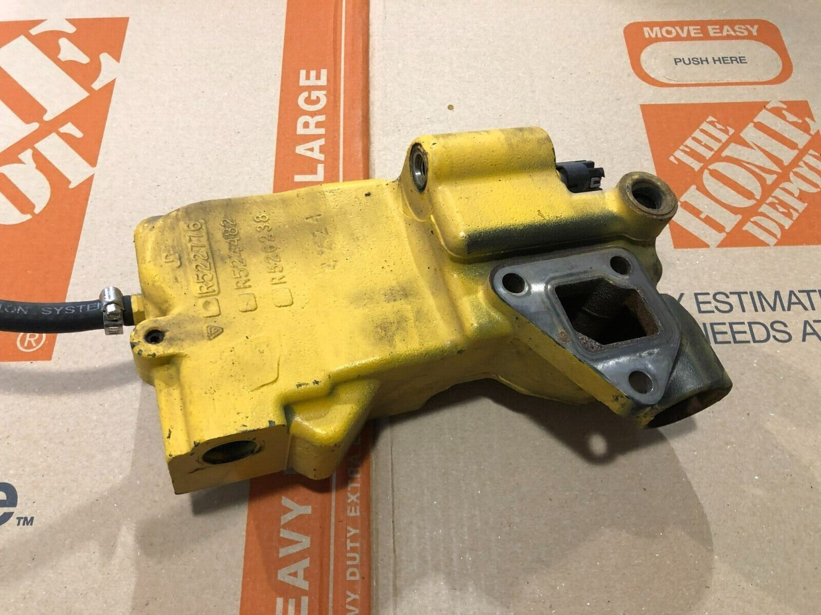 John Deere 6068 6.8L Thermostat with Housing Assembly R522776 OEM