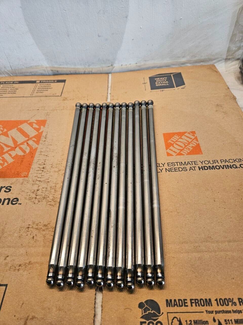 Set Of 12 Cummins ISC ISL 8.3 Diesel Engine Pushrods 3905194 OEM