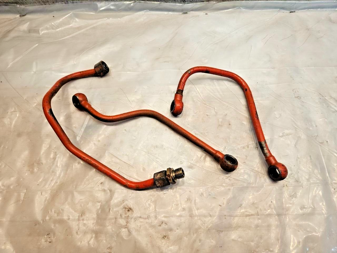 Set of 3 Scania DSC11 Diesel Engine Fuel Lines OEM
