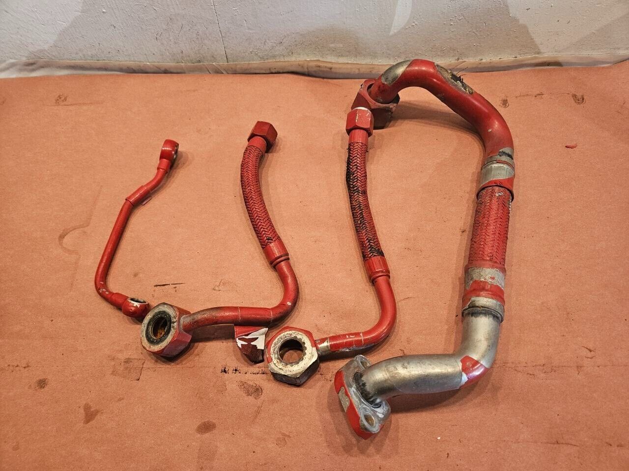 Set of 4 2017 Cummins 6C 8.3C ISC QSC ISL Diesel Engine FUEL DRAIN Tube 3968427