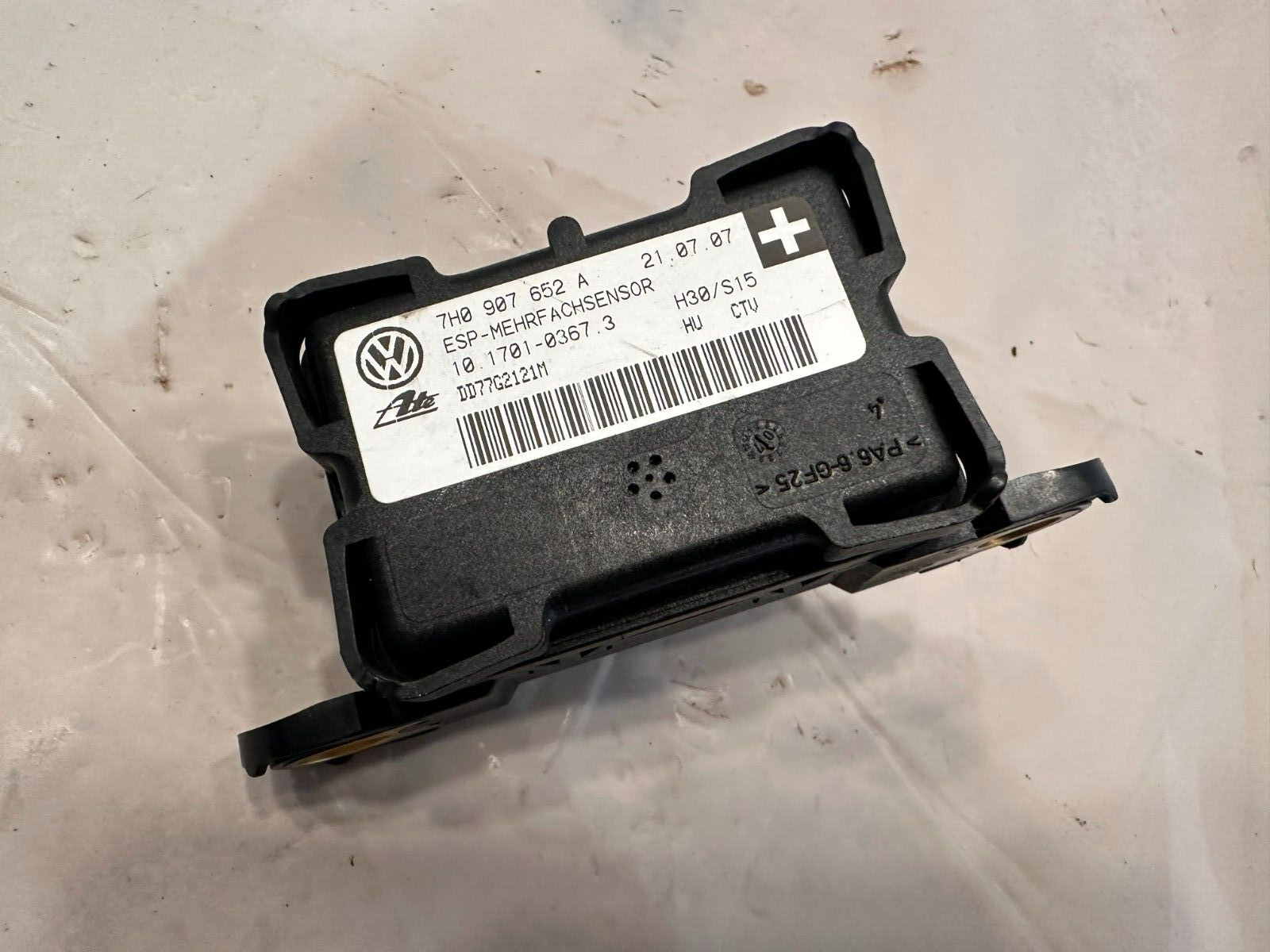 07 – 2012 AUDI Q7 4L YAW RATE SENSOR COMPUTER CONTROL MODULE 7H0907652A OEM