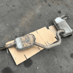 09-18 VW TIGUAN 2.0L EXHAUST MUFFLER Assembly W/PIPE 5N01200112 OEM 5N01191211 -  Picture 1 of 6 Picture 2 of 6 Picture 3 of 6 Picture 4 of 6 Picture 5 of 6 Picture 6 of 6 Picture 1 of 6 Picture 2 of 6 Picture 3 of 6