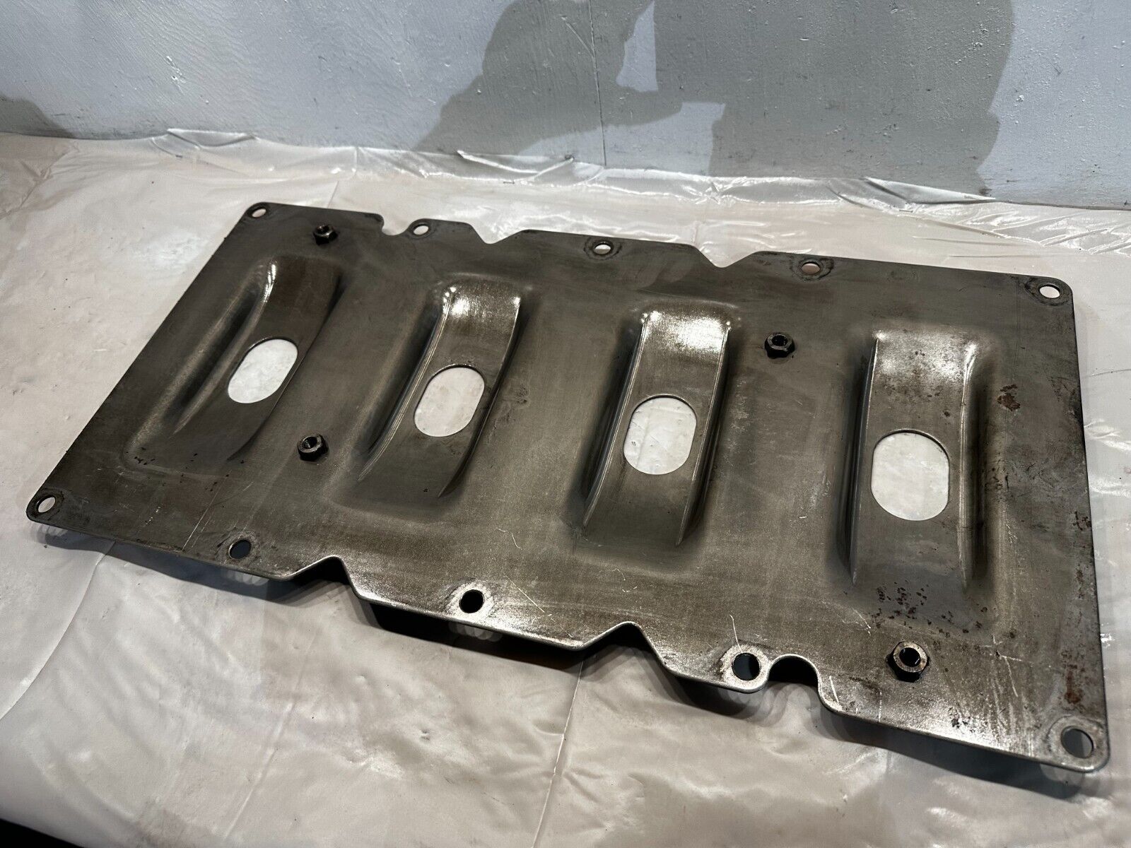 2011-2017  Cummins ISX15 Engine Block Oil Pan Stiffener Plate 3680425 OEM