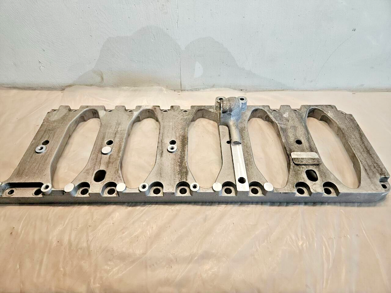 2015 Paccar MX-13 diesel engine block stiffener plate 1863762 OEM