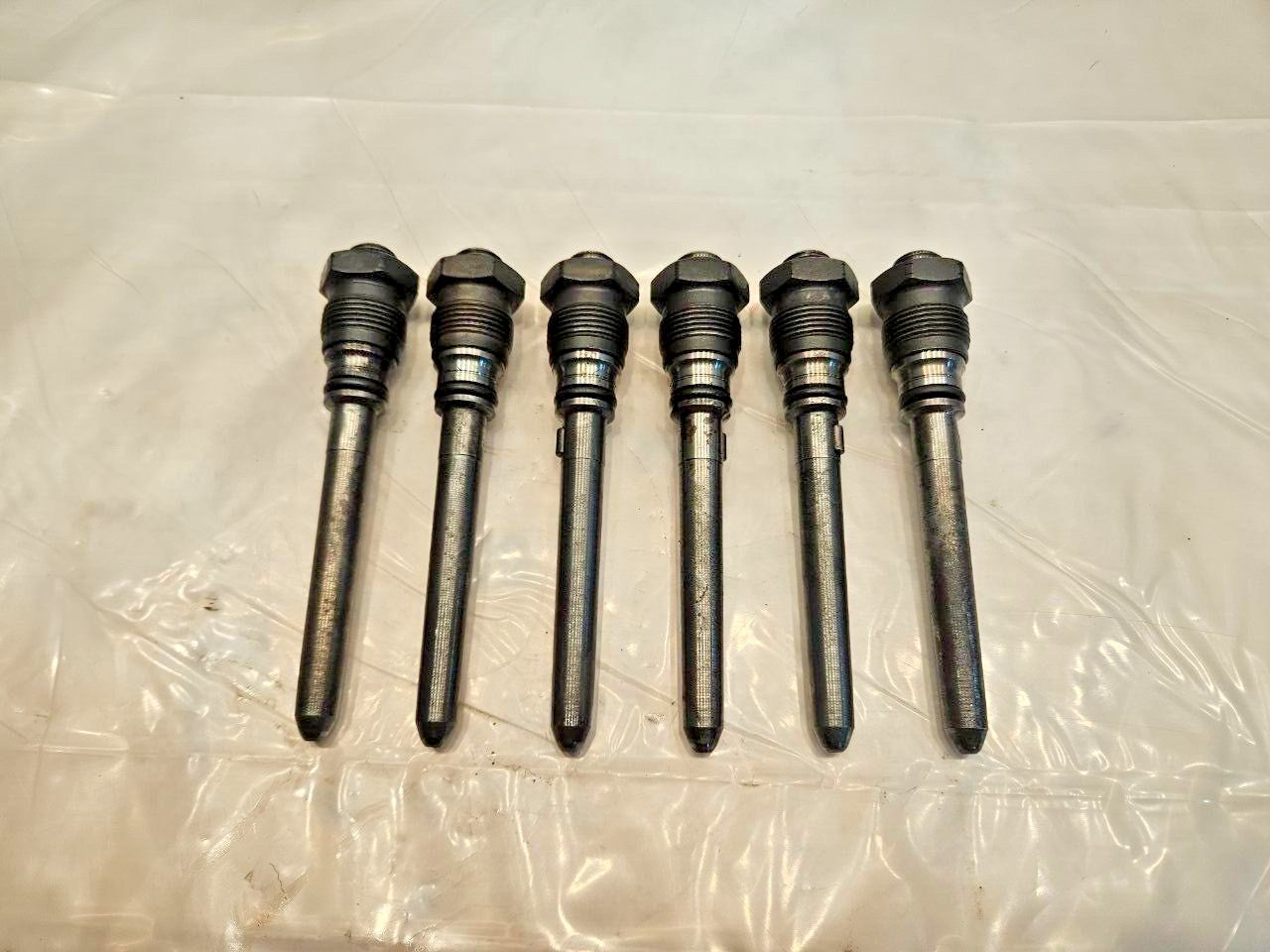 6 x CUMMINS DIESEL ISB QSB 5.9L 6.7L INJECTOR CONNECTOR TUBES 4929864 OEM