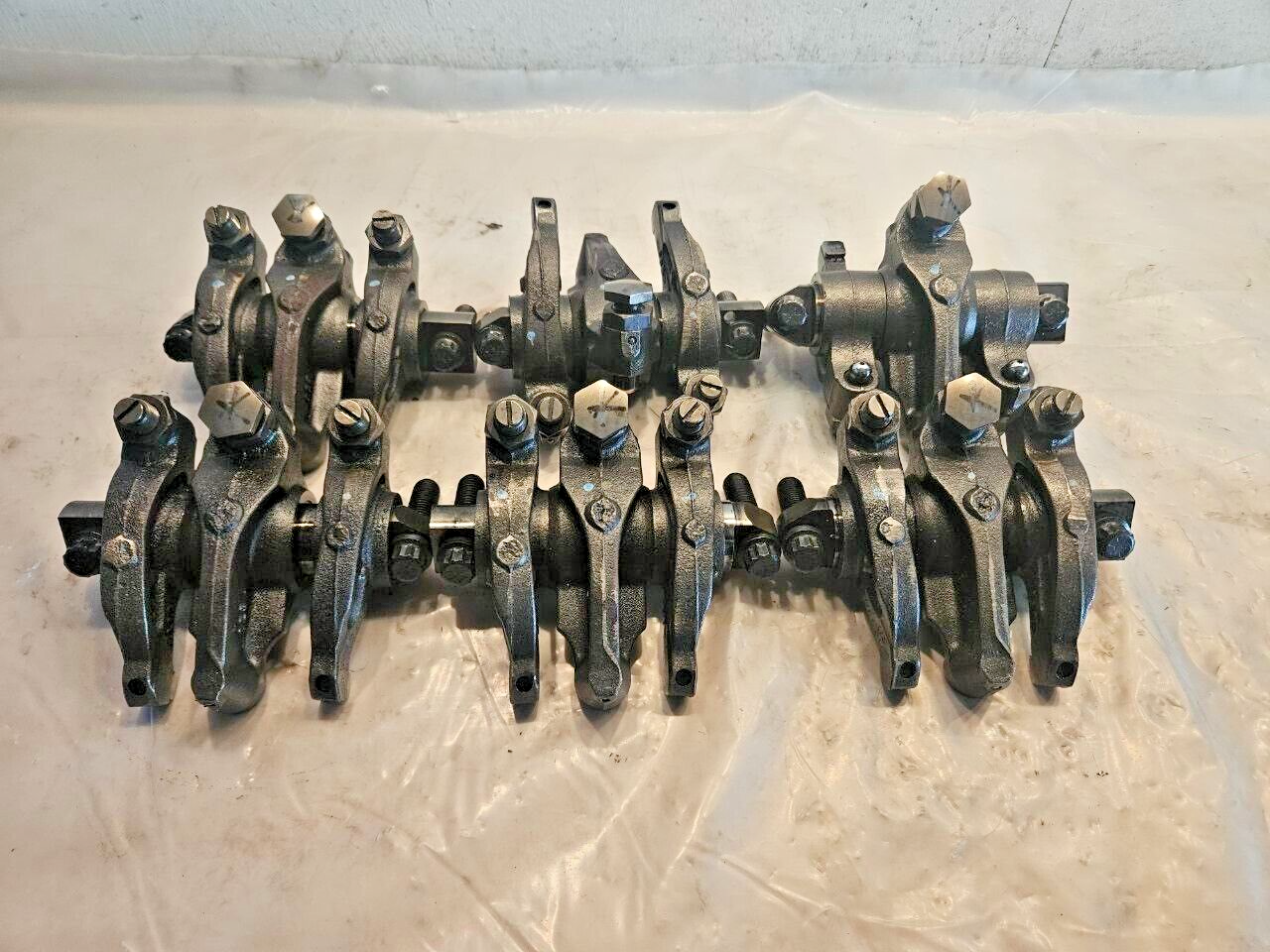 Cummins N-14 Plus Rocker Arms Line Complete Set 3073303 OEM 3066300 OEM 3066299