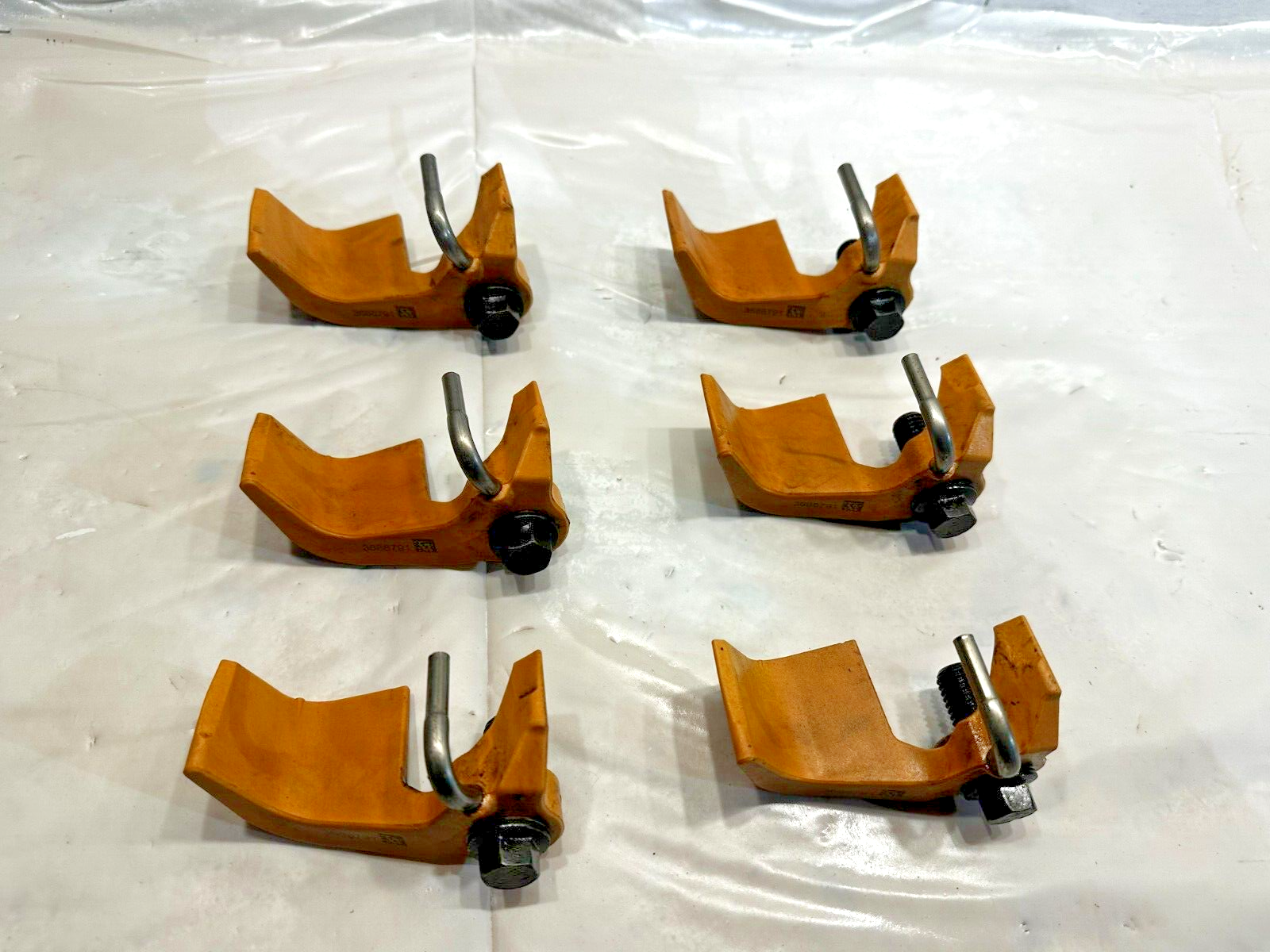 Set Of 6 Genuine Cummins ISX15 Diesel Engine Piston Cooling Nozzles 3688791 OEM