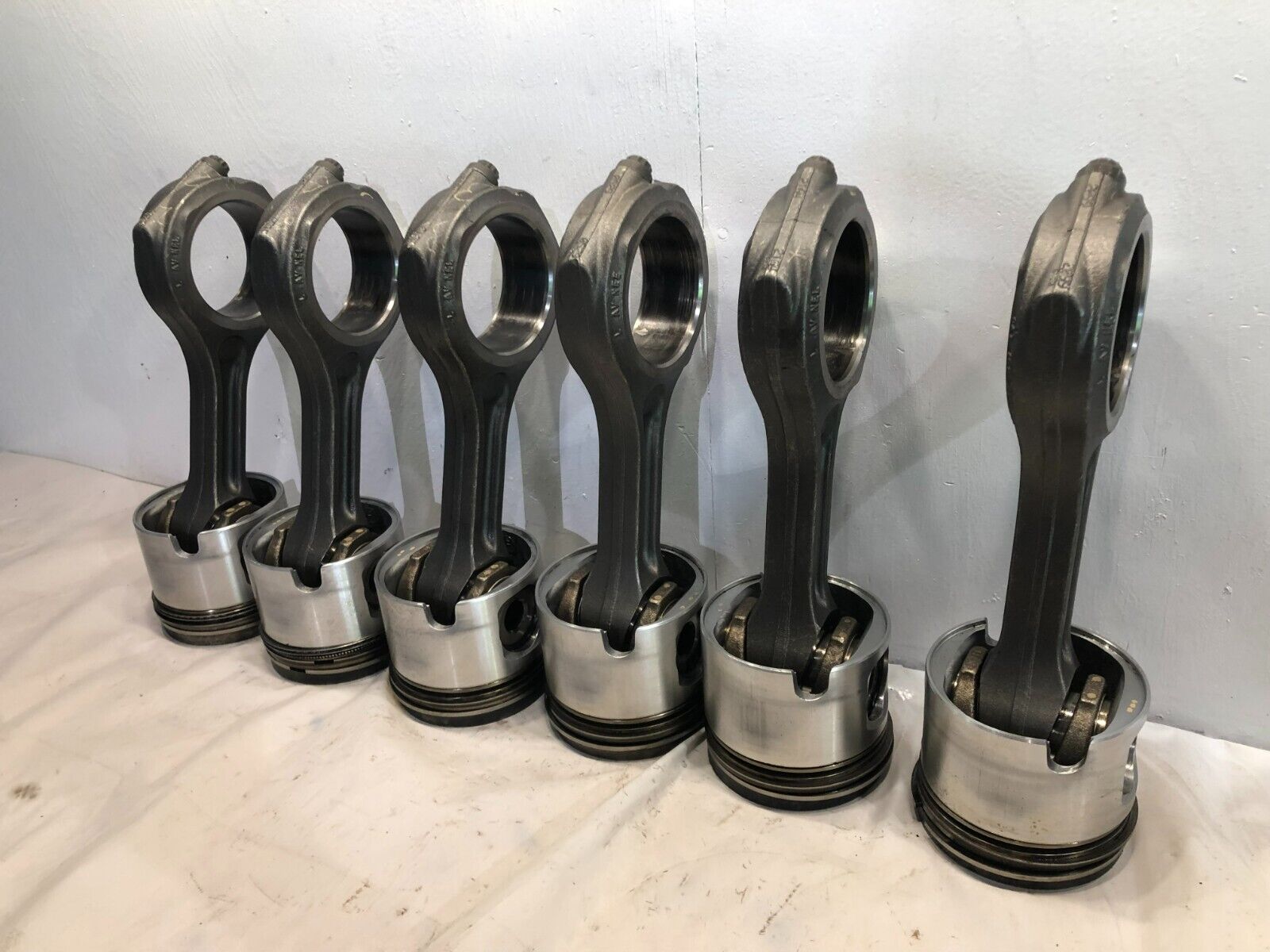 Set of 6 Caterpillar CAT C9 Diesel Engine Connecting Rod 160-8199 Dozer Excav