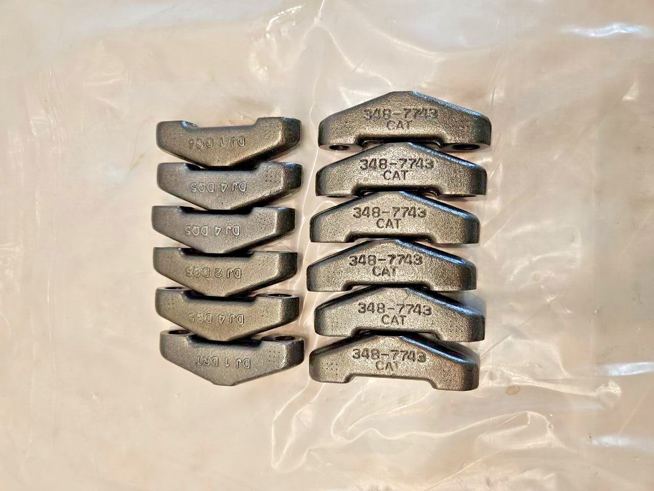 12 of Caterpillar CAT C15 3406b 6nz Mxs Diesel Engine Valve Bridges 348-7743 OEM