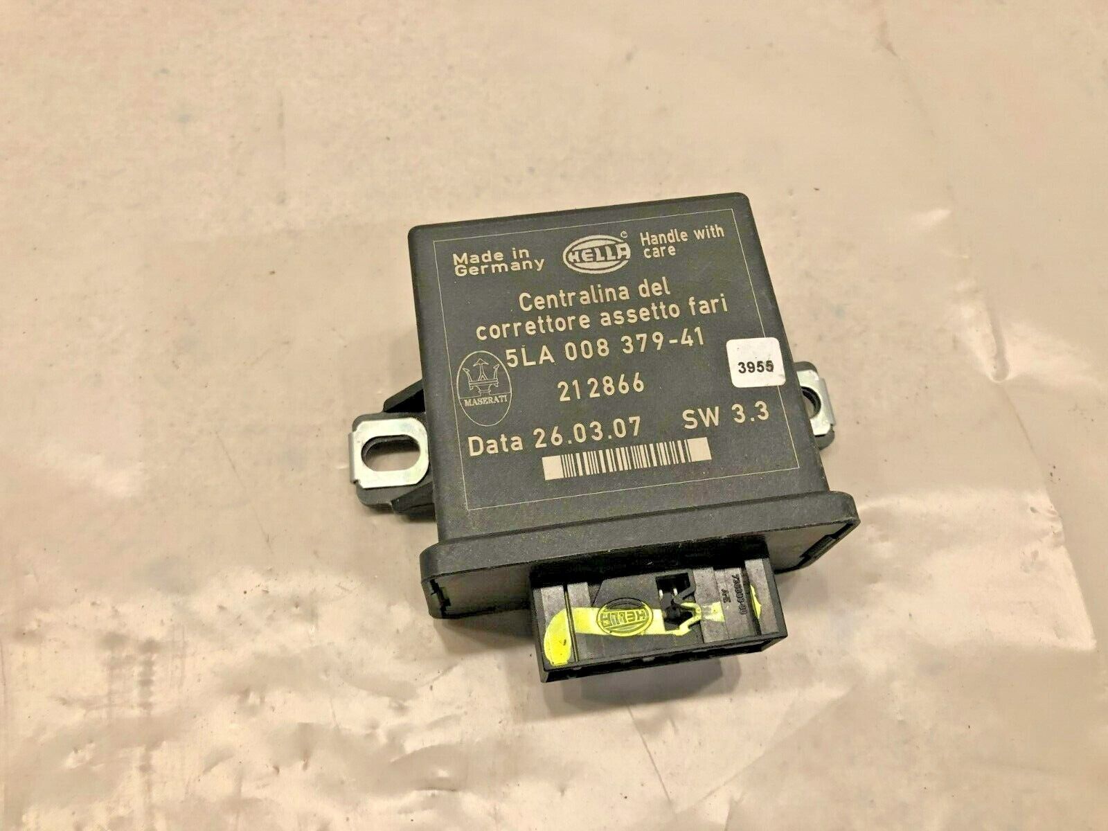 2007 MASERATI QUATTROPORTE HEADLIGHT CONTROL MODULE 212866 5LA00837941 OEM