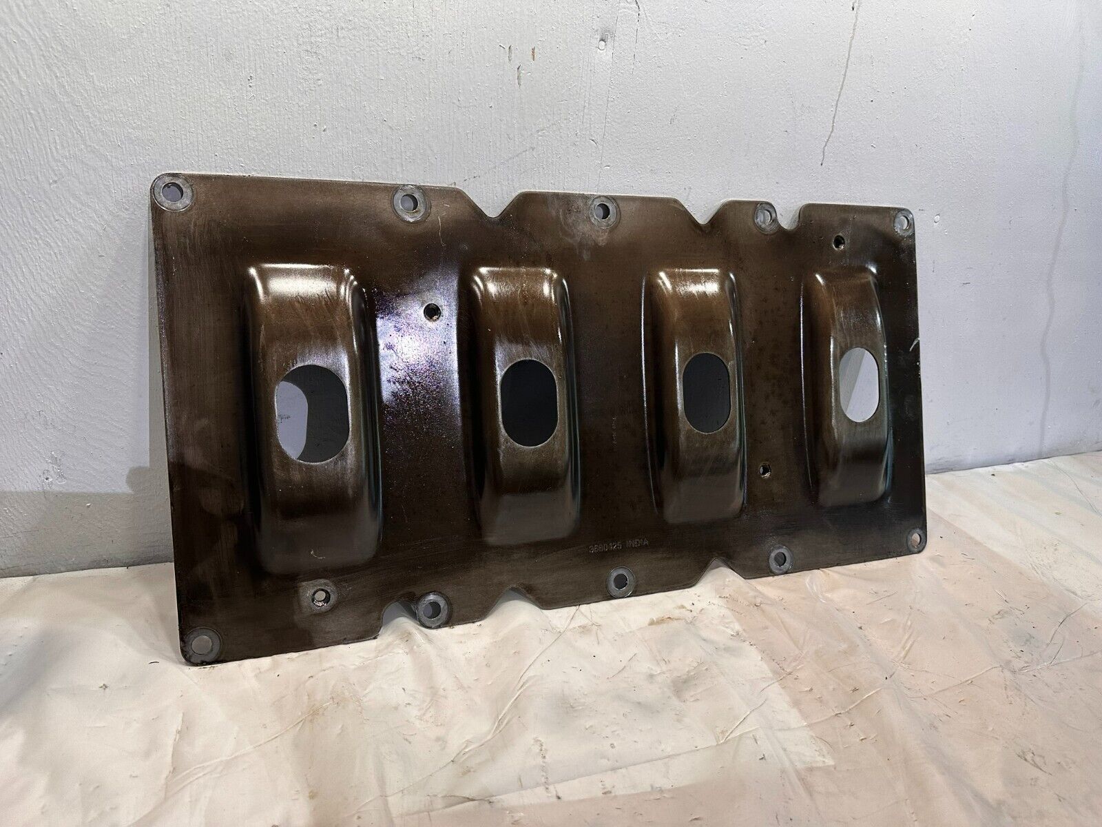 2012 Cummins ISX15 Engine Block Oil Pan Stiffener Plate 3680425 OEM