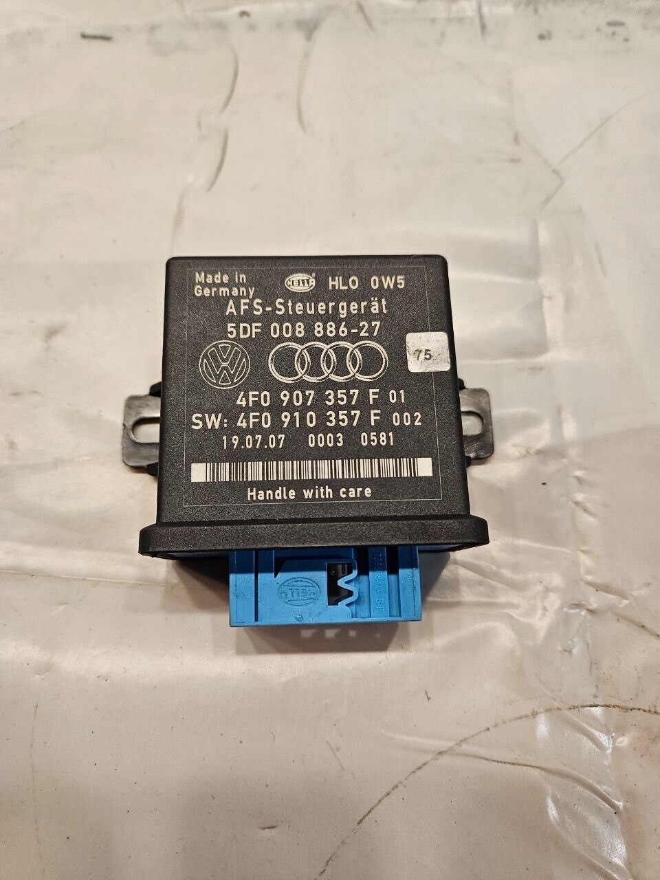 2007-2014 AUDI Q7 HEADLIGHT RANGE CONTROL COMPUTER MODULE 4F0907357F OEM