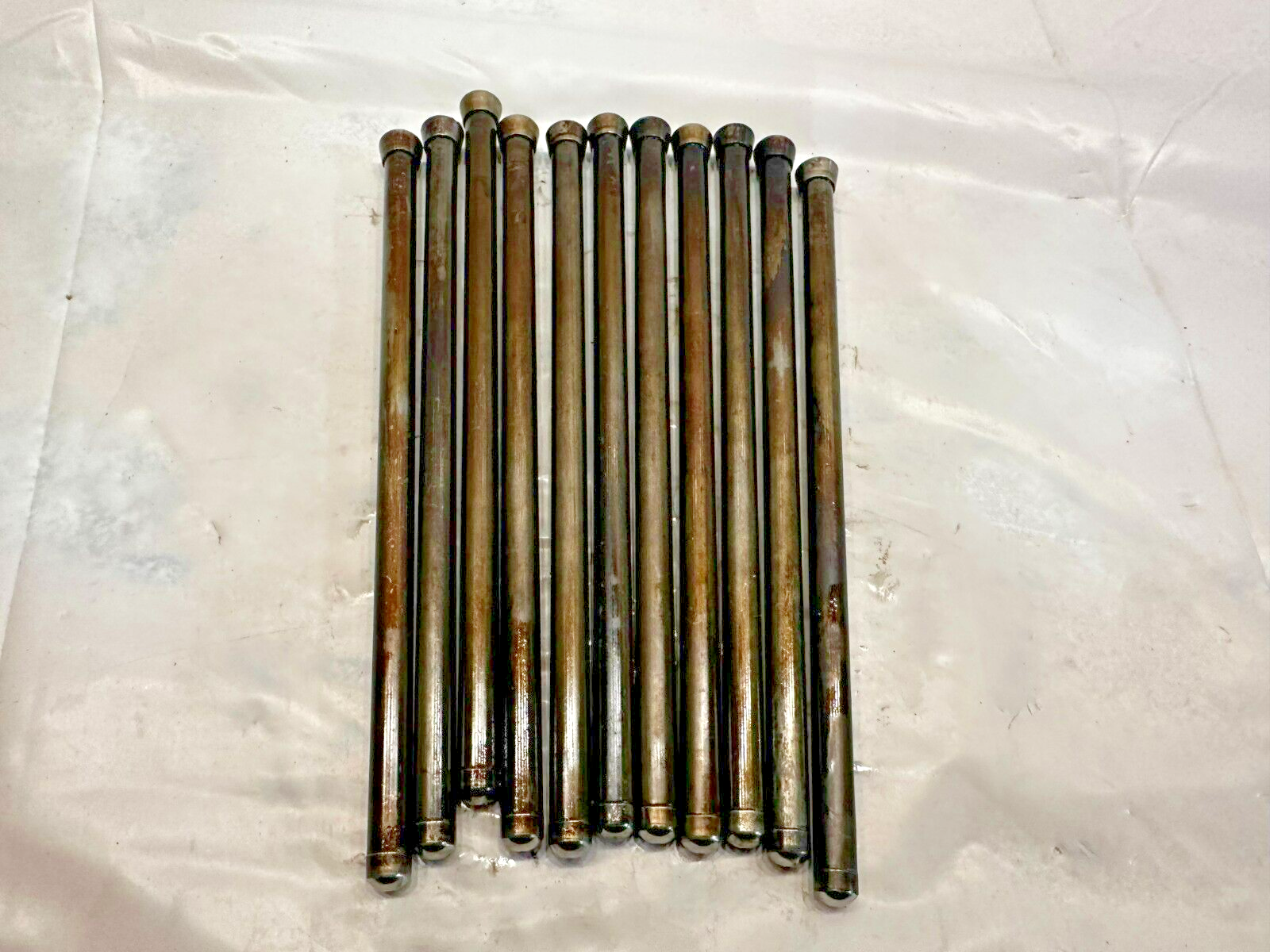 Set of 11 CATERPILLAR Diesel Engine CAT C7 Pushrods 264-6155 OEM
