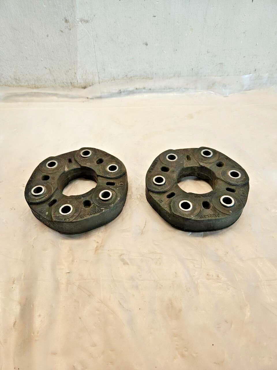 Set of 2 Mercedes-Benz W203 W211 Prop Shaft Rubber Flex Disc A2034110015 OEM
