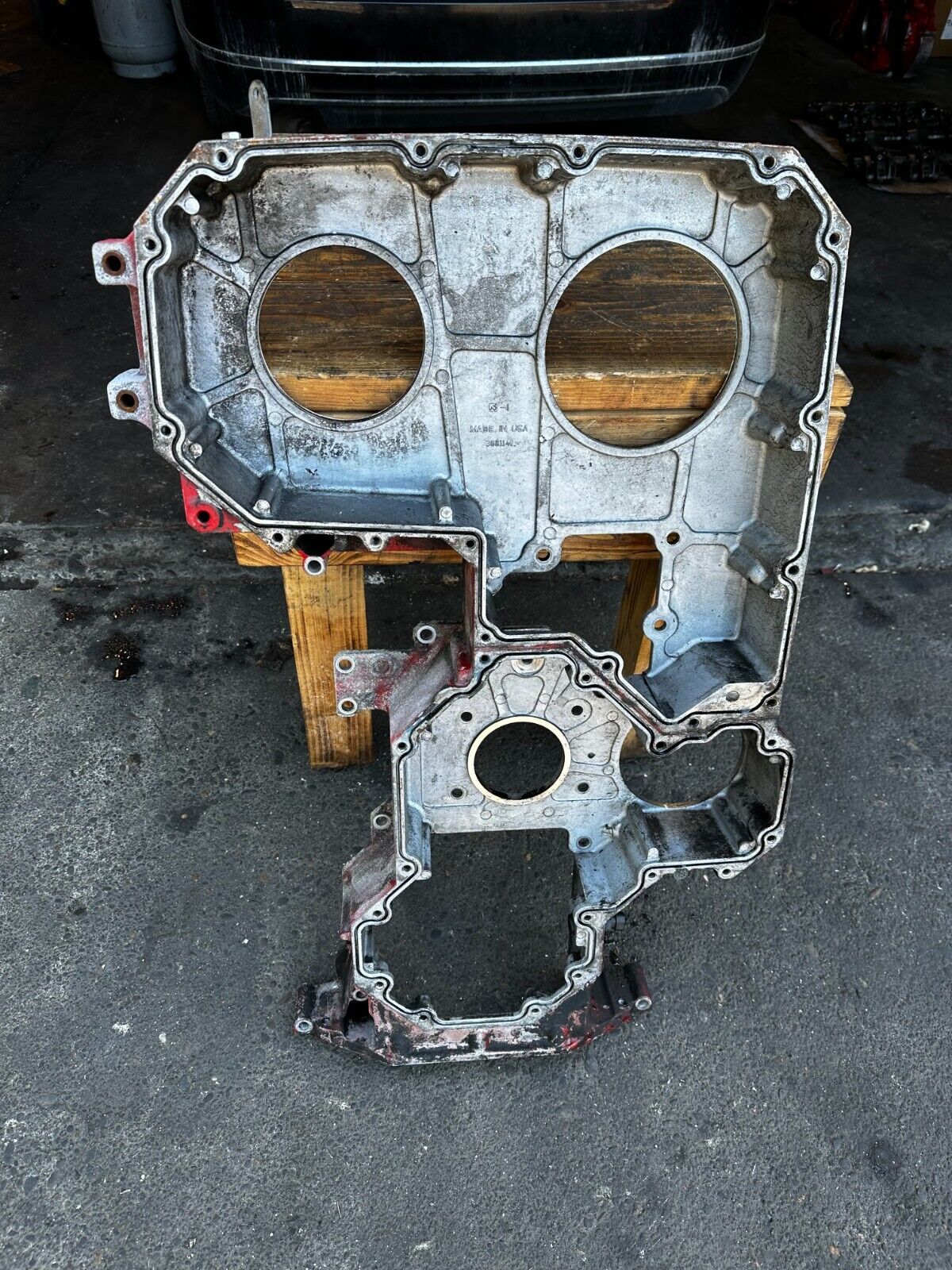 2000 Cummins ISX 15 CPL 2628 Diesel Engine Timing Cover 3681141 OEM