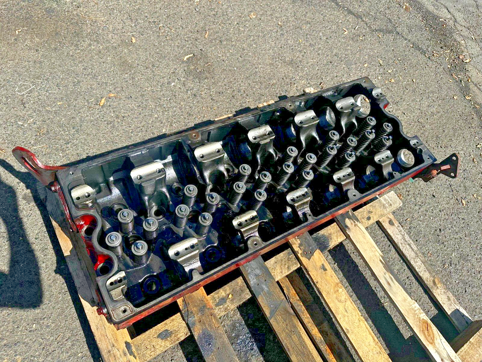 2006 CUMMINS ISX 14.9L DOHC DIESEL ENGINE COMPLETE CYLINDER HEAD 4101420R OEM