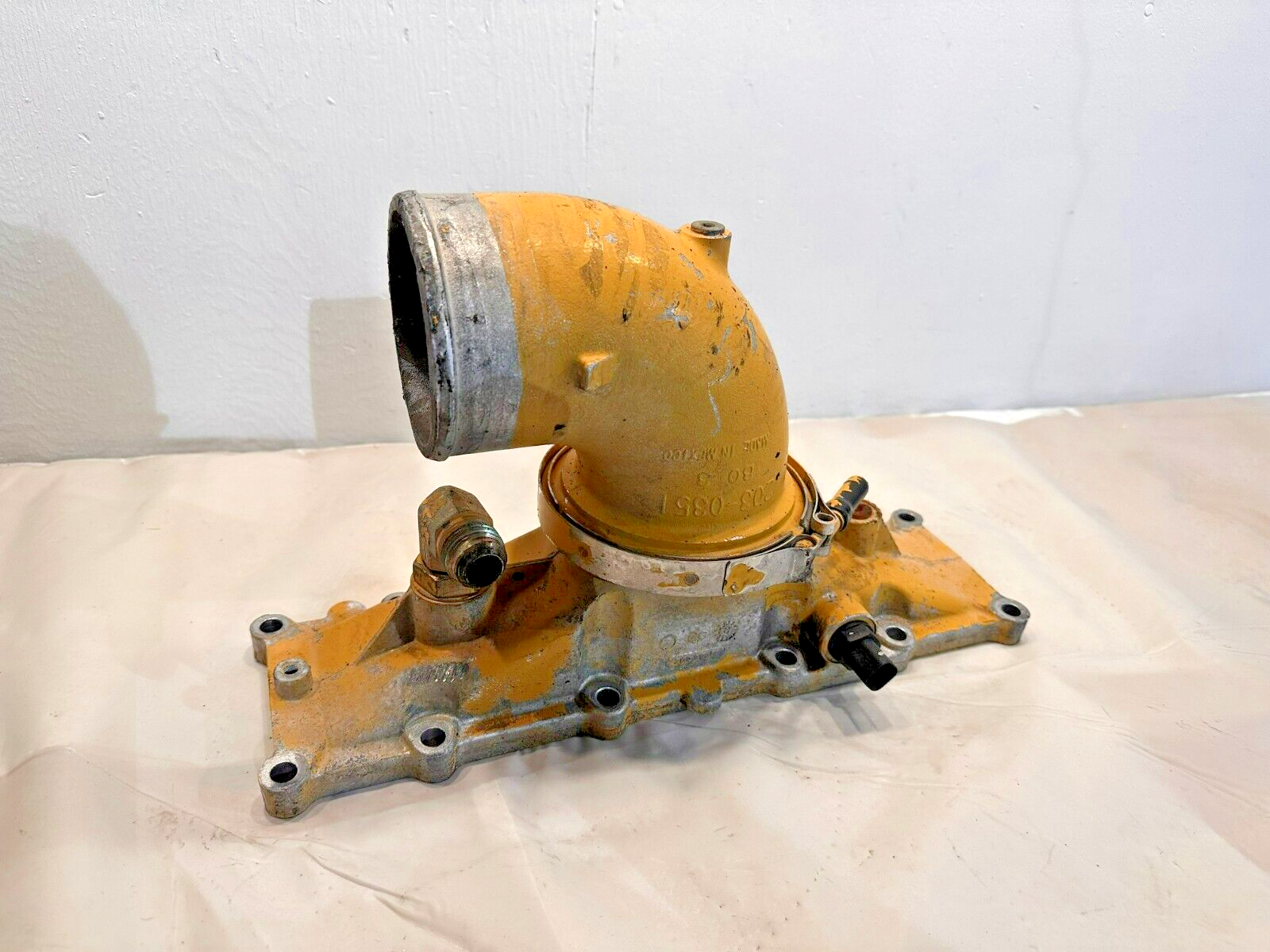 CAT C13 Caterpillar Engine Intake Manifold Housing 281-2925 Elbow 222-3091 OEM