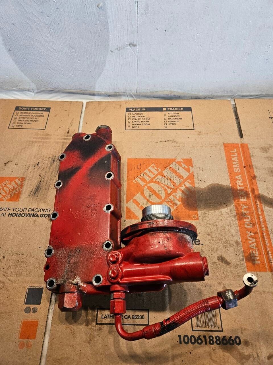 Cummins ISL 8.3L Lube Oil Filter Cooler Housing 3974325, 3974324 OEM