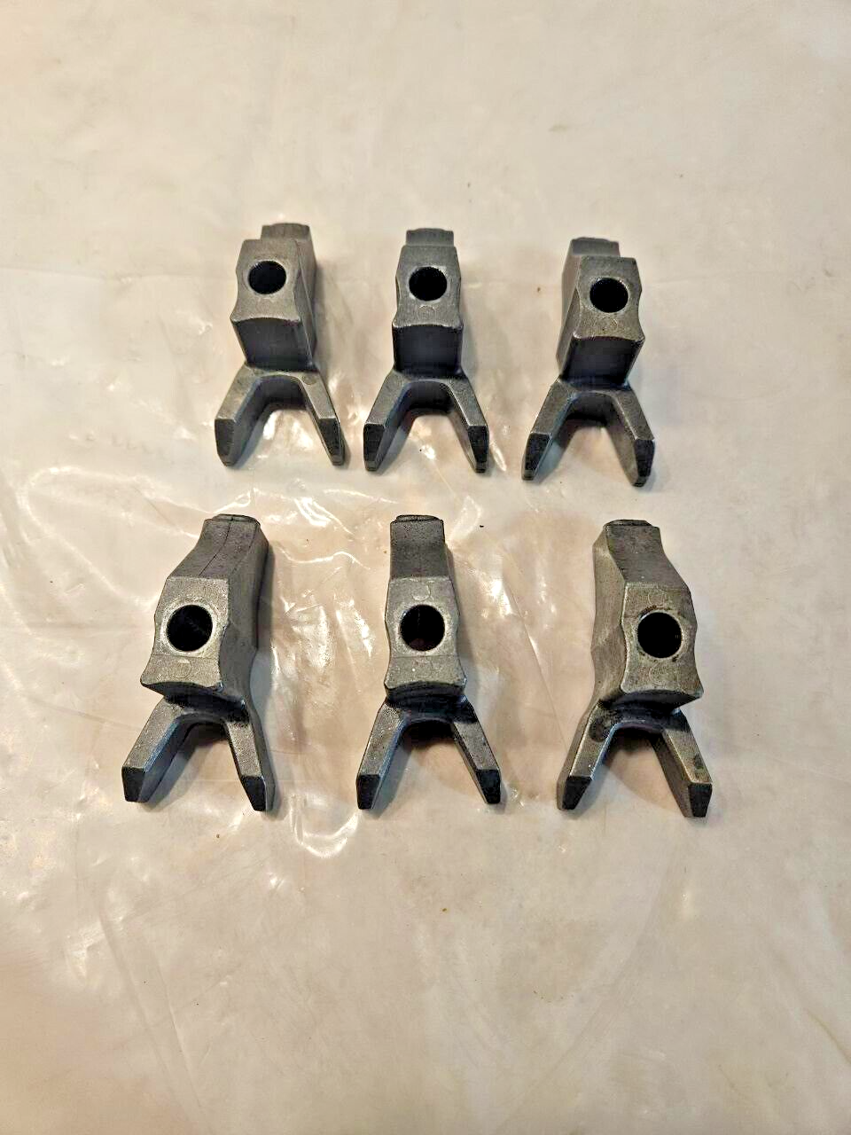 Set of 6 Caterpillar C15 CAT Diesel Fuel Injector Hold Down Clamps 6I0213 OEM