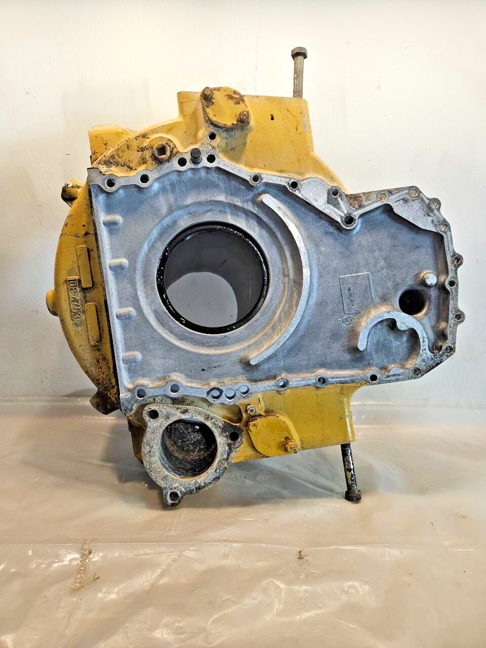 1995 CAT 3406B CATERPILLAR DIESEL ENGINE FLYWHEEL HOUSING 108-4753 OEM