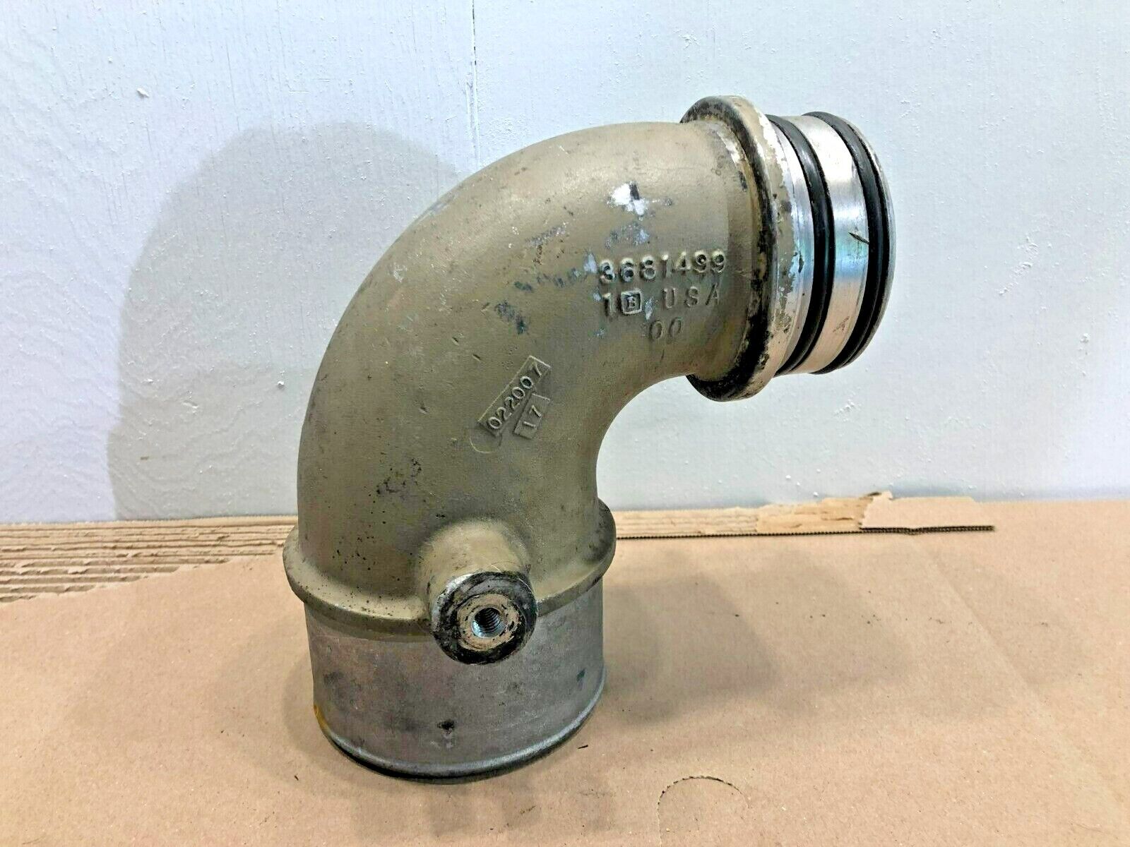 Air Transfer Connection Elbow Pipe Cummins ISX QSX HX82 3681499 OEM