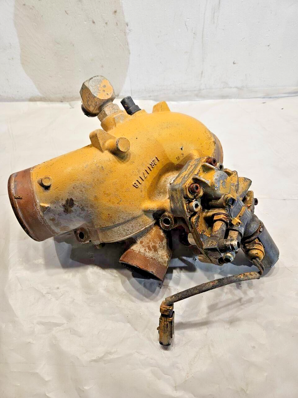 CATERPILLAR C15 GAS INDUCTION VALVE TURBO ELBOW + ACTUATOR 2986257 OEM 2986164