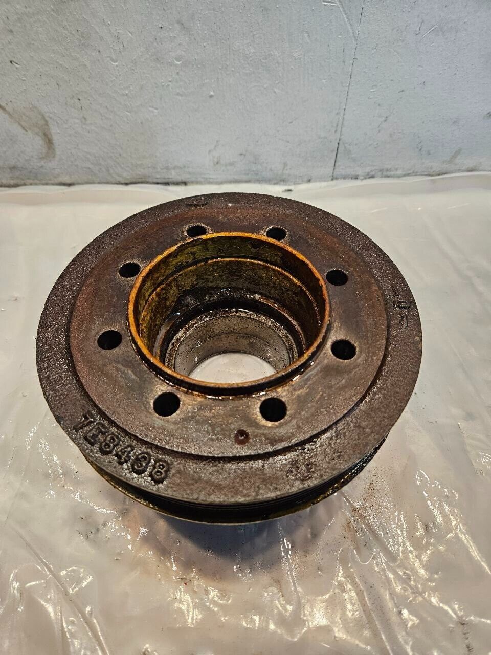 Caterpillar CAT 3126 Diesel Engine Crankshaft Pulley 7E8438 OEM