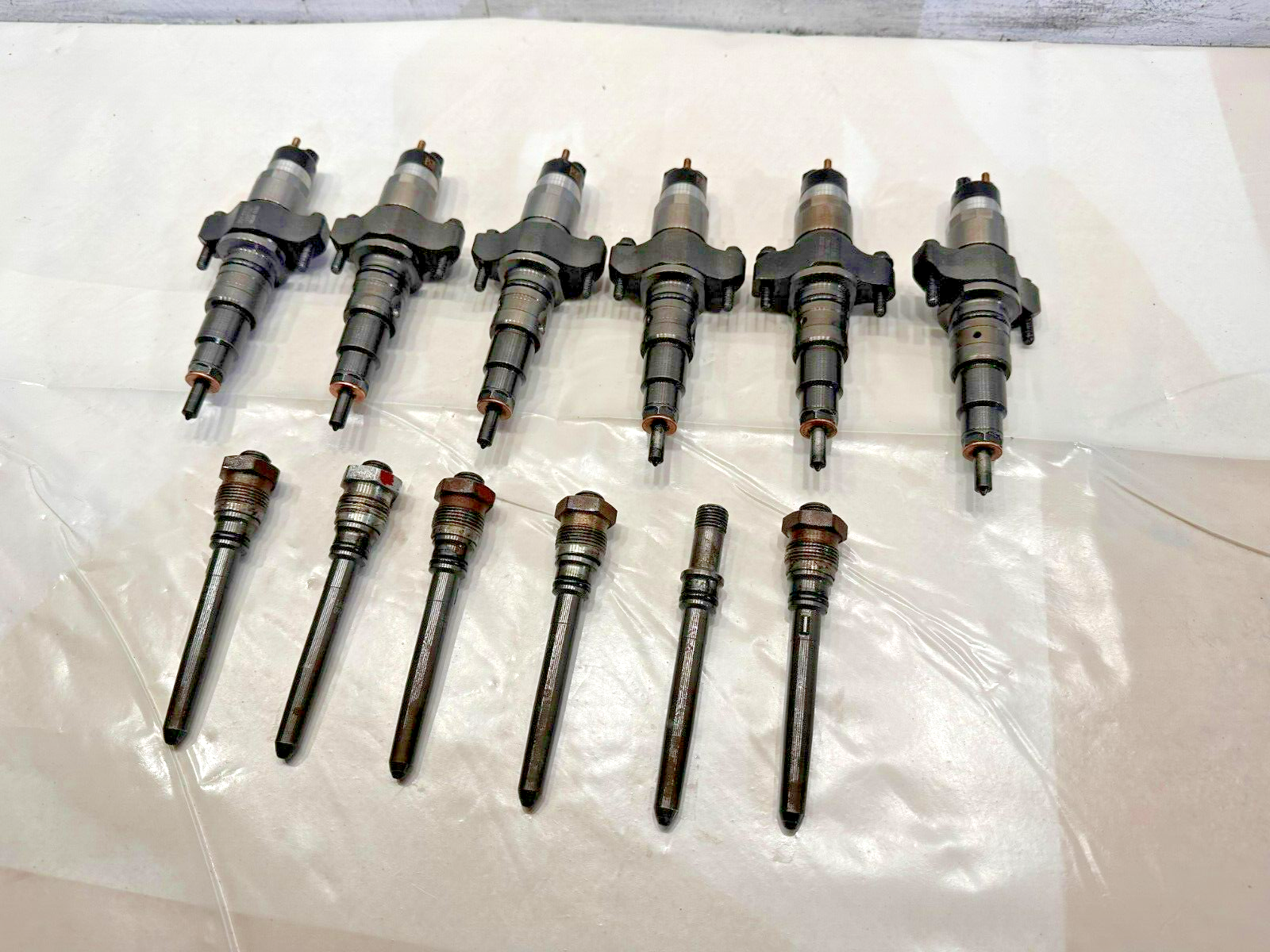 Set of 6 Cummins ISB QSB 6.7L Diesel Fuel Injectors 0445120231 3976372 OEM
