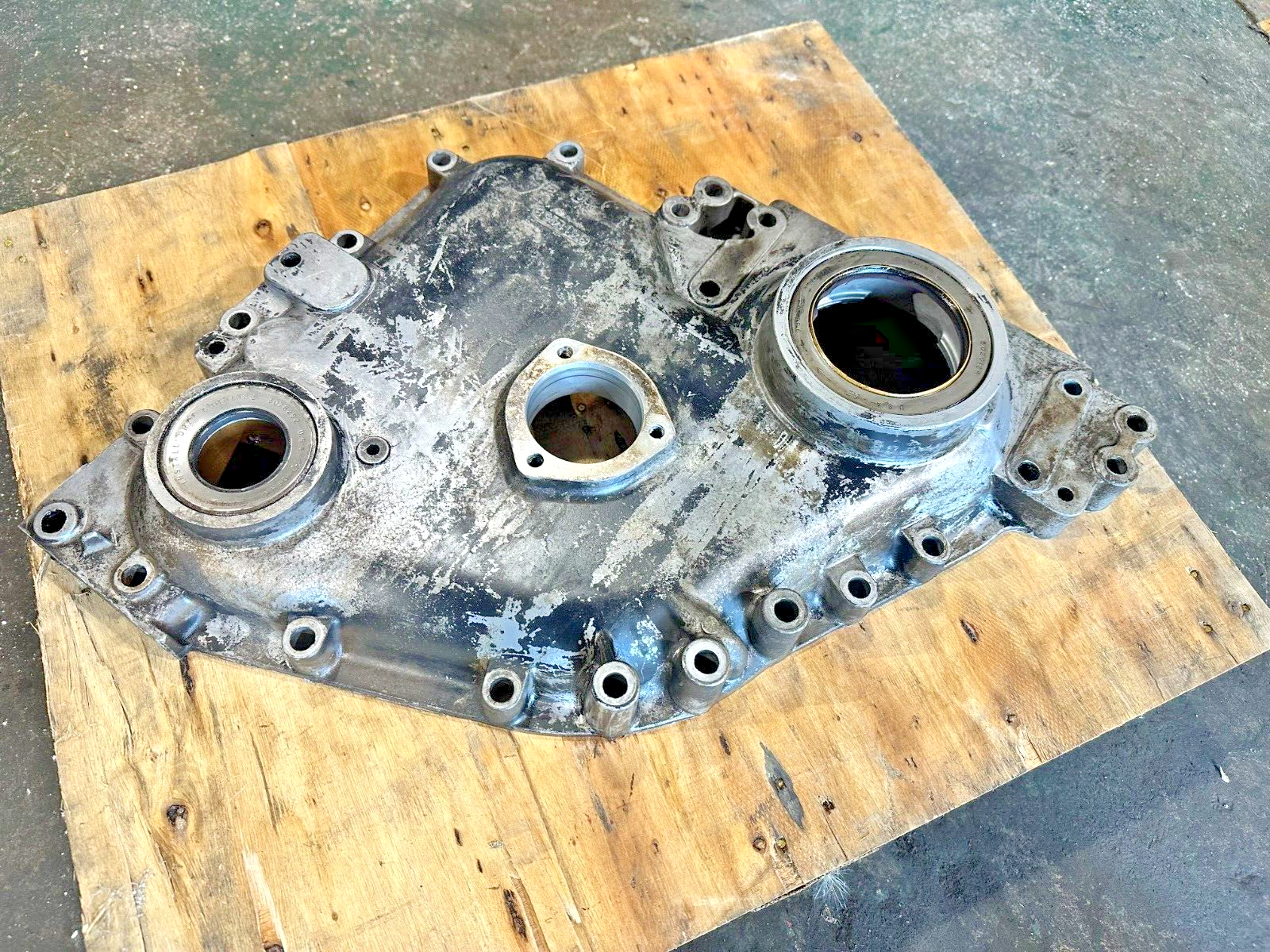 2001 CUMMINS N14 CELECT Diesel Engine Front Timing Cover 3411458 OEM 3078274