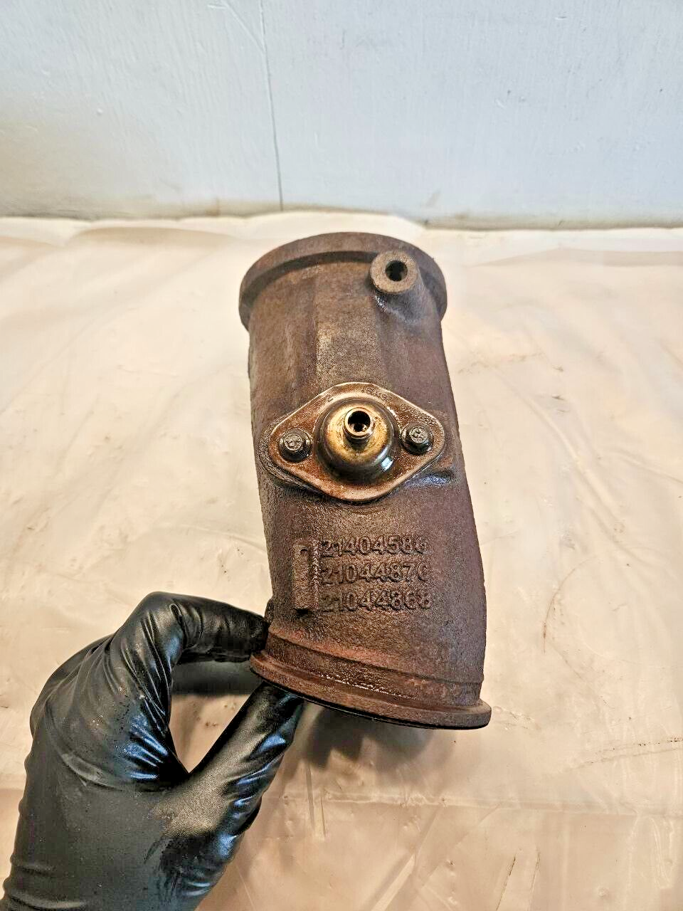 2016 Volvo D13 Mack MP8 Diesel Engine Turbo Connection Diffuser Pipe 21404586 OE