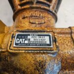 CAT C15 DIESEL ENGINE AIR BRAKE COMPRESSOR 223-3637 BENDIX 5011427 -  Picture 1 of 5 Picture 2 of 5 Picture 3 of 5 Picture 4 of 5 Picture 5 of 5 Picture 1 of 5 Picture 2 of 5