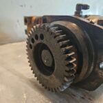 CAT C15 DIESEL ENGINE AIR BRAKE COMPRESSOR 223-3637 BENDIX 5011427 -  Picture 1 of 5 Picture 2 of 5 Picture 3 of 5 Picture 4 of 5 Picture 5 of 5 Picture 1 of 5 Picture 2 of 5 Picture 3 of 5