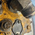 CAT C15 DIESEL ENGINE AIR BRAKE COMPRESSOR 223-3637 BENDIX 5011427 -  Picture 1 of 5 Picture 2 of 5 Picture 3 of 5 Picture 4 of 5 Picture 5 of 5 Picture 1 of 5 Picture 2 of 5 Picture 3 of 5 Picture 4 of 5