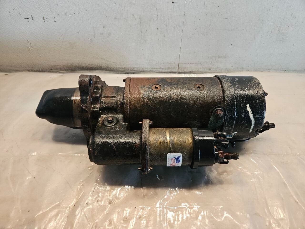 Caterpillar CAT C12 Diesel Engine Delco Remy 12 Volt Starter Motor OEM