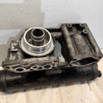 Cummins ISM M11 Diesel Engine Oil Filter Housing Base 3102774 w/ Oil Cooler  OEM - 373.5$ Picture 1 of 6 Picture 2 of 6 Picture 3 of 6 Picture 4 of 6 Picture 5 of 6 Picture 6 of 6 Picture 1 of 6 Picture 2 of 6 Picture 3 of 6 Picture 4 of 6