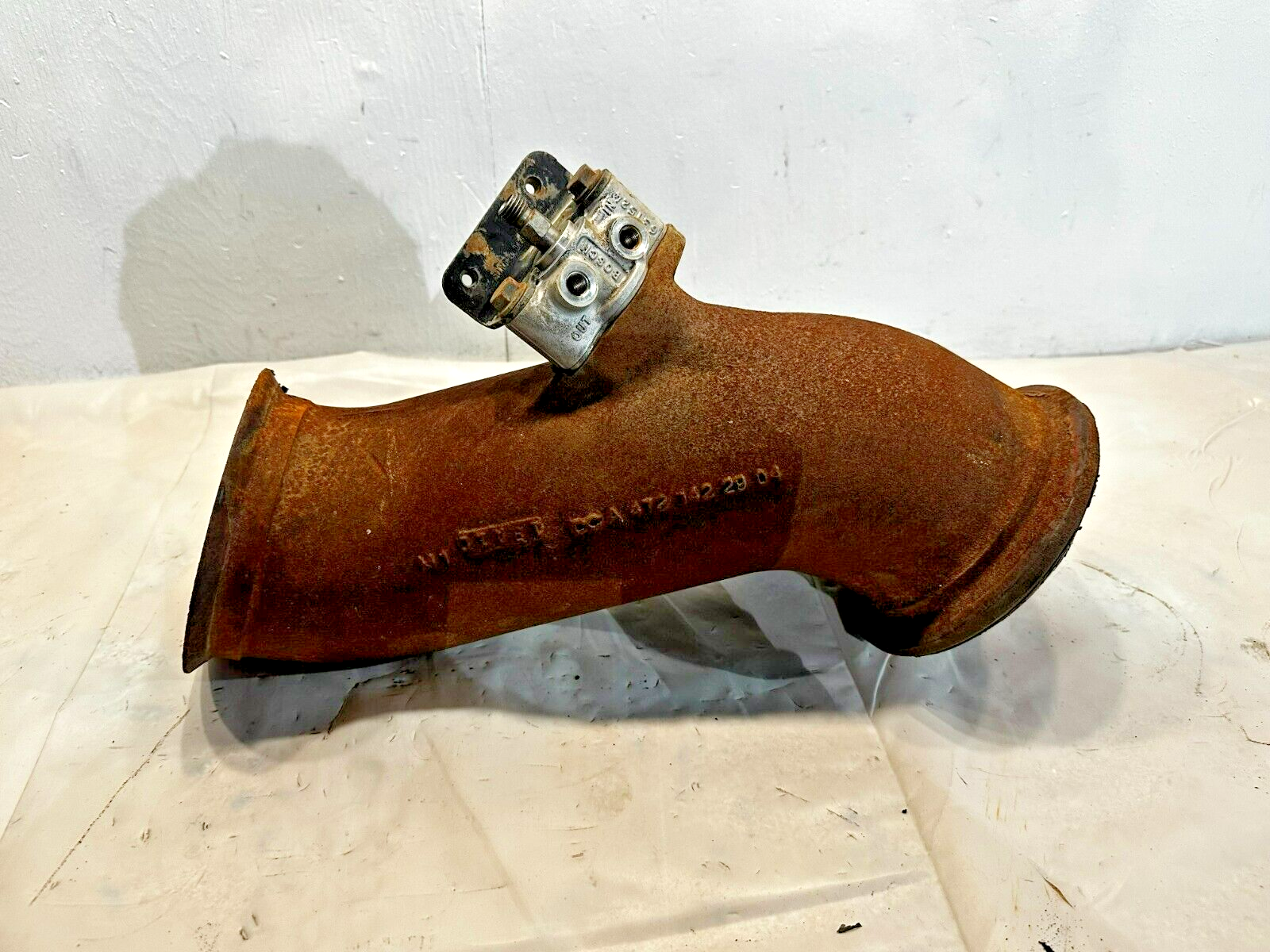 DETROIT DIESEL DD15 EXHAUST MANIFOLD EGR TUBE A4721422904 w/ Fuel Dozer OEM