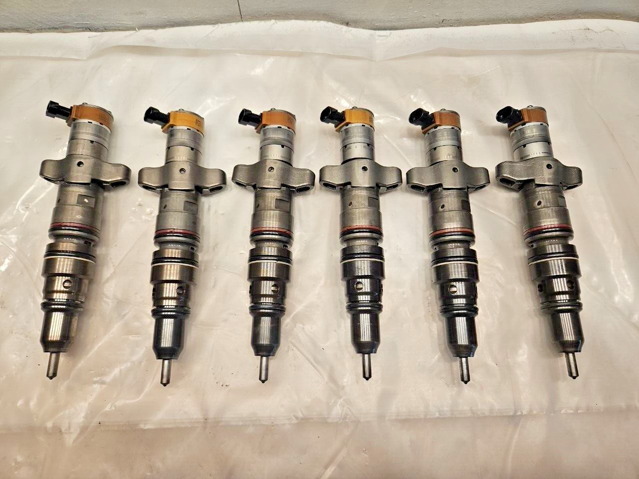 Set of 6 CATERPILLAR CAT C9 Diesel Engine INJECTORS 10R7222 OEM 2359650